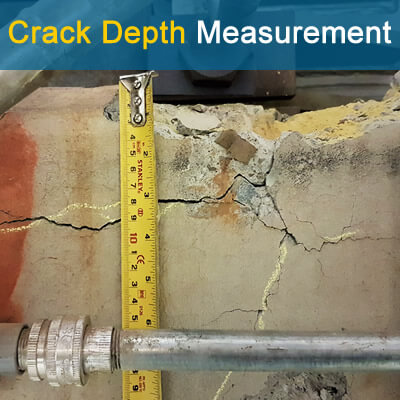 Crack Depth Measurement in Concrete-Feature Pic