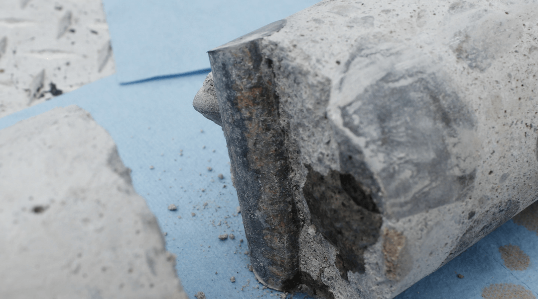 Concrete Core - Damage Steel Rebar