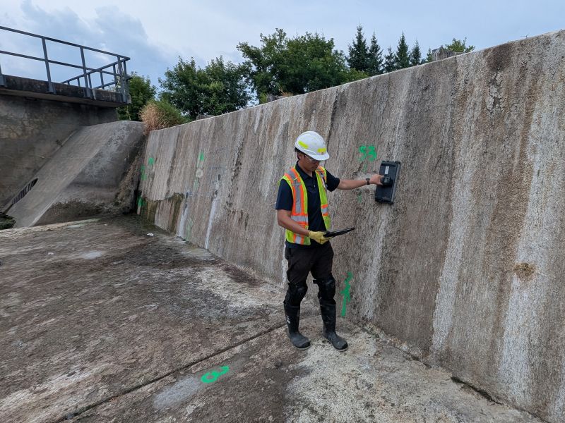 Non-Destructive Testing of Dam and Spillway