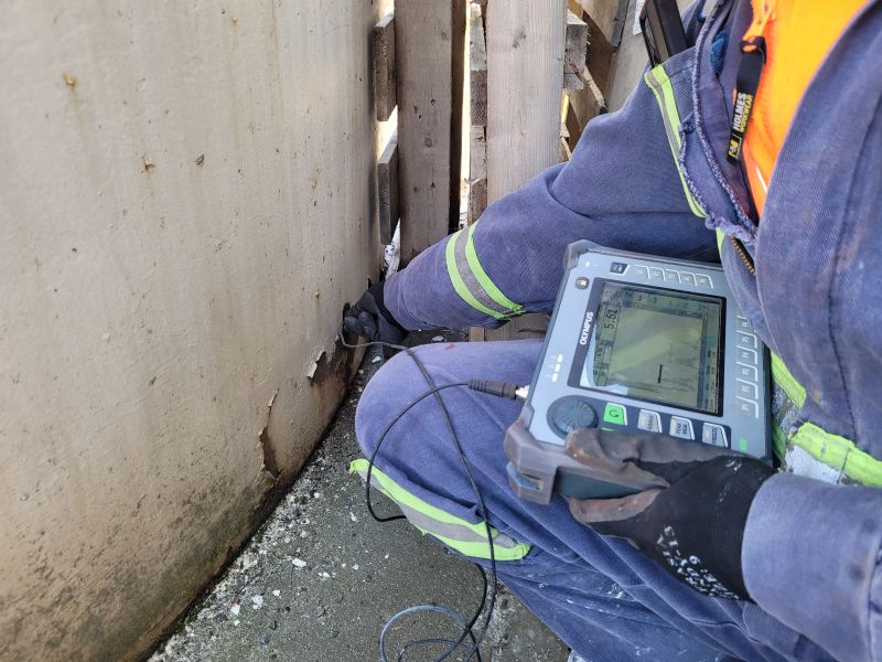 FPrimeC-Ultrasonic Testing of Steel Silo Shell