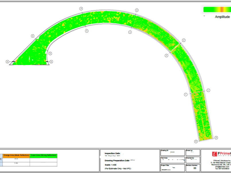 GPR Scan Bridge Deck Condition Assessment