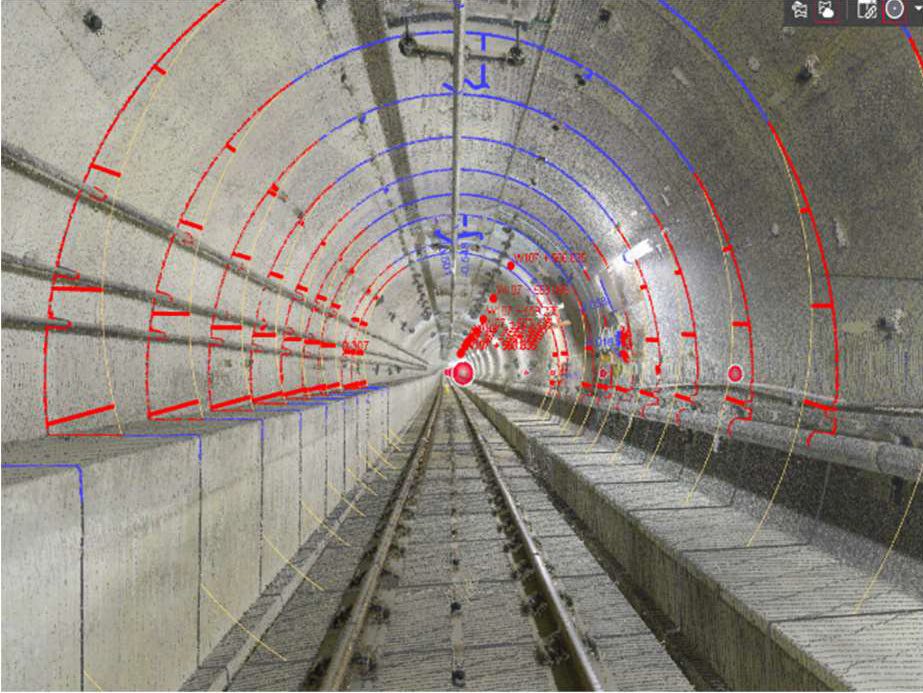 LiDAR for condition assessment of tunnel