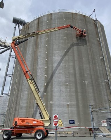 Nondestructive Evaluation Concrete Silo Mine